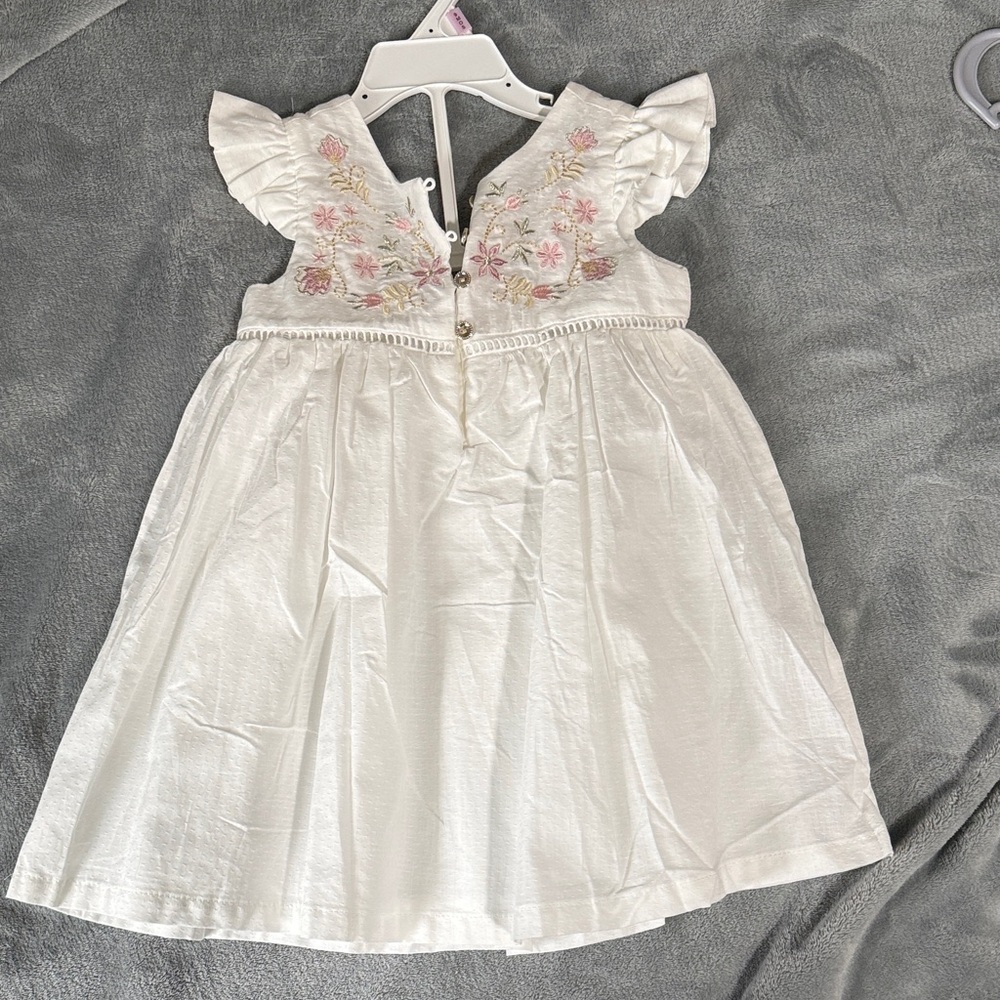 Max Studio Cream Kids Formal Dress